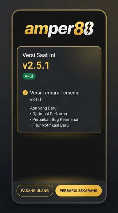 Riwayat Versi Aplikasi amper88 untuk Android