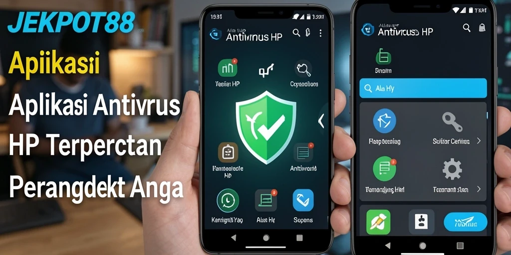 Antarmuka aplikasi JEKPOT88 yang sederhana dan efektif untuk keamanan HP.